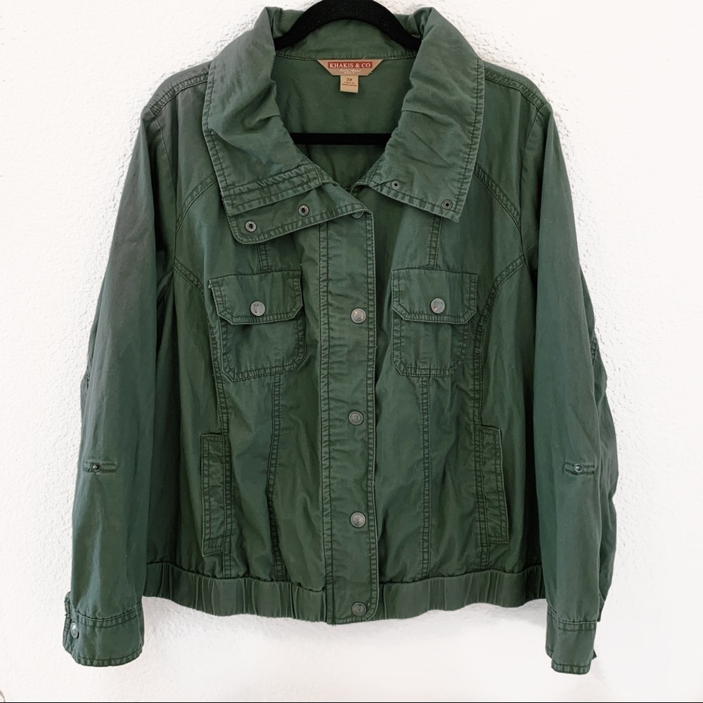 army green jacket